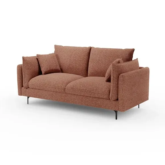 3-Seater Sofa with Knife Edge Cushions - Chenille