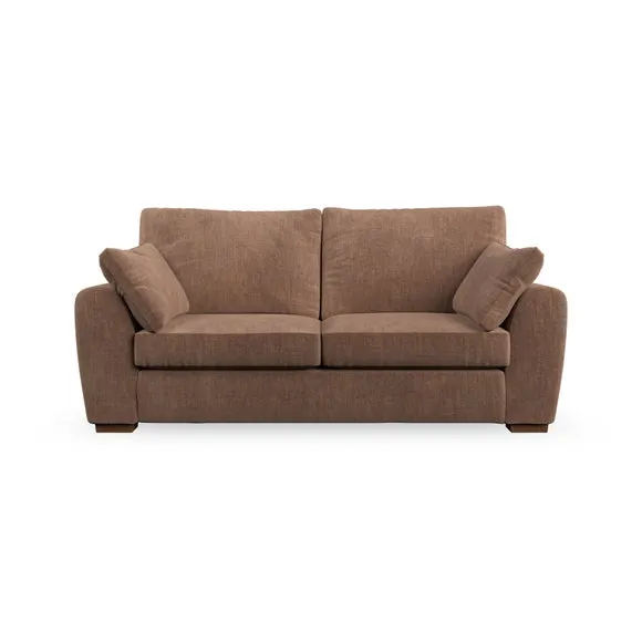 3-Seater Sofa with Pebble Arms - Clay, Chenille