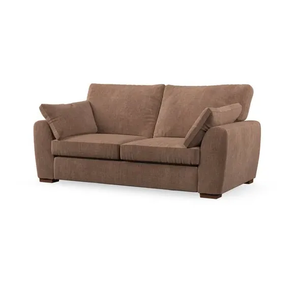 3-Seater Sofa with Pebble Arms - Clay, Chenille
