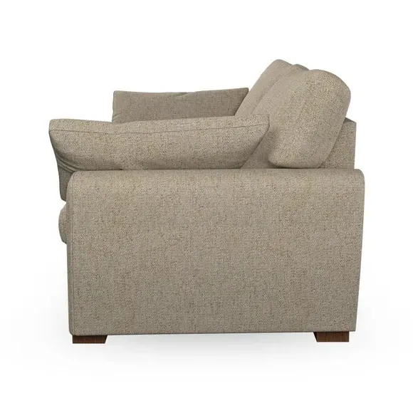 3-Seater Sofa with Pebble Arms - Honey, Weave