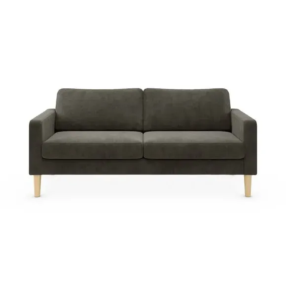 3-Seater Sofa with Removable Covers - Charcoal