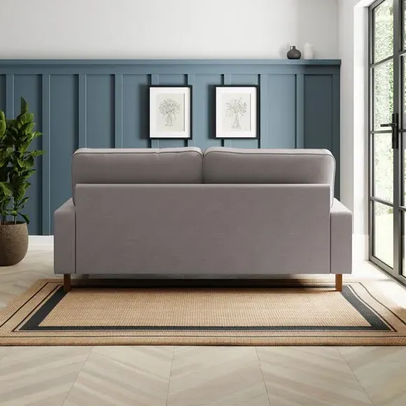 3-Seater Sofa with Removable Covers - Grey