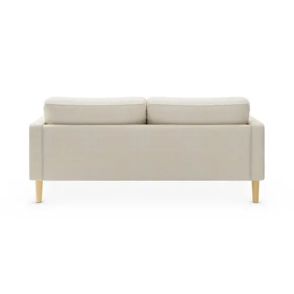 3-Seater Sofa with Removable Covers - Ivory