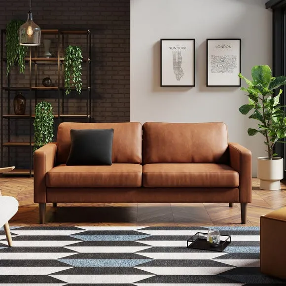 3-Seater Sofa with Removable Cushions - Tan image