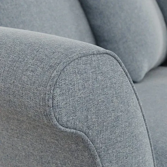 3-Seater Sofa with Scatter Back - Denim, Fabric