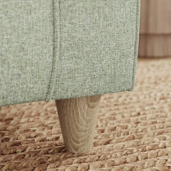 3-Seater Sofa with Scatter Back - Green, Fabric