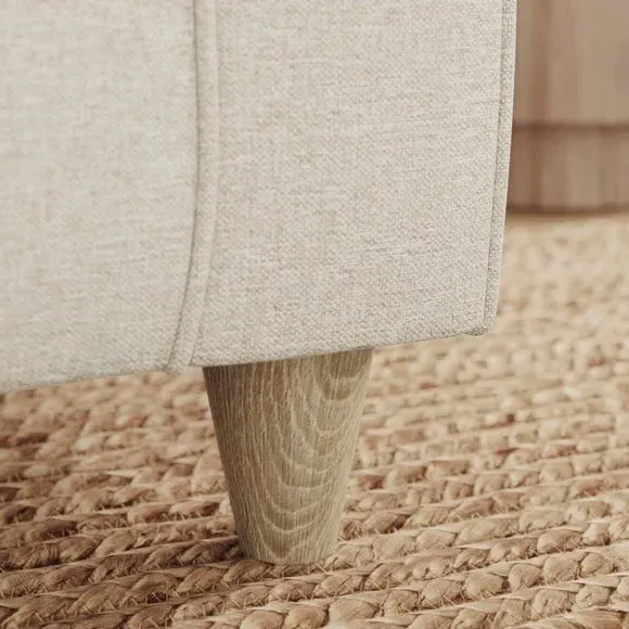 3-Seater Sofa with Scatter Back - Natural, Fabric