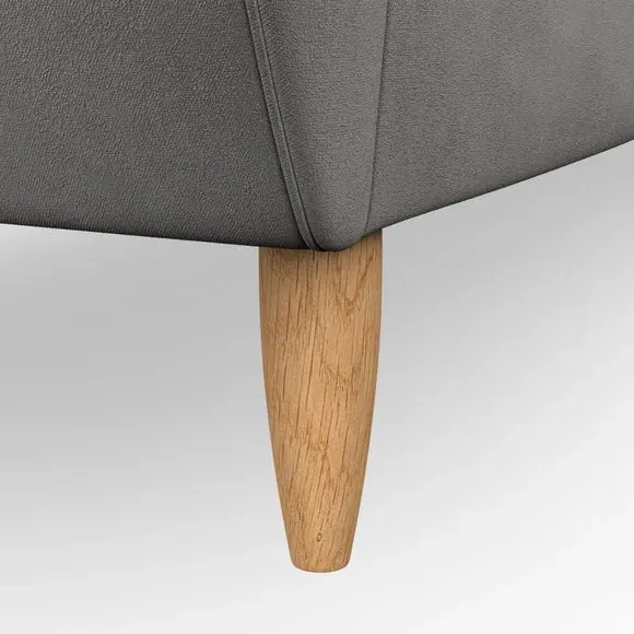 3-Seater Sofa with Scatter Cushions - Charcoal