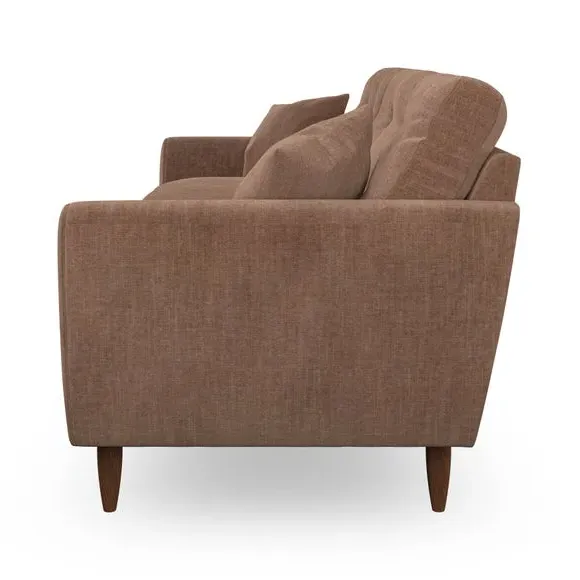3-Seater Sofa with Scatter Cushions - Clay