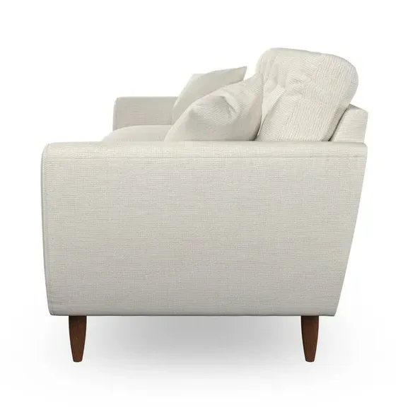 3-Seater Sofa with Scatter Cushions - Ivory