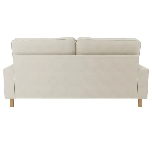 3-Seater Sofa with Scatter Cushions - Natural