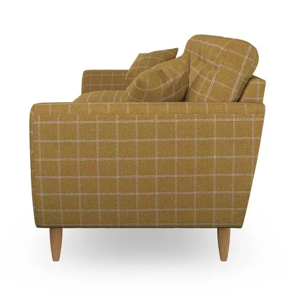 3-Seater Sofa with Scatter Cushions - Ochre