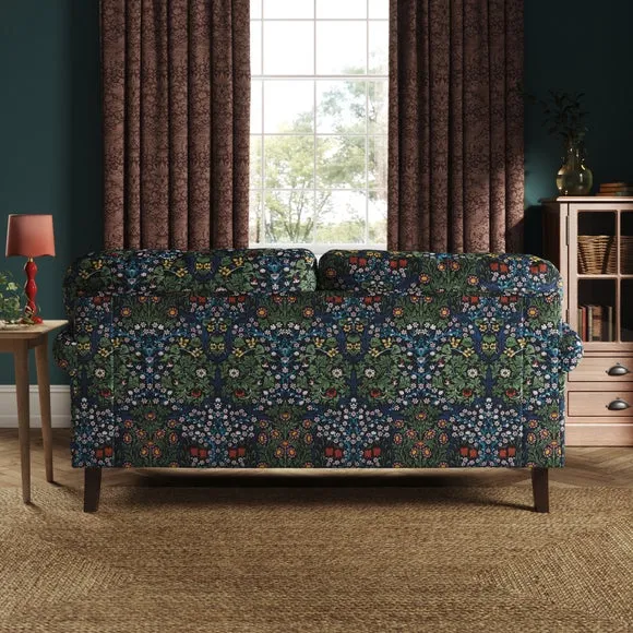 3-Seater Sofa with Scroll Arms - Dewberry, Velvet
