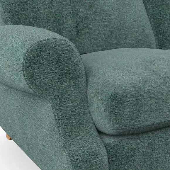 3-Seater Sofa with Scroll Arms - Pacific, Chenille