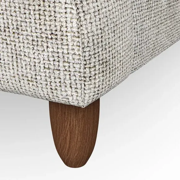 3-Seater Sofa with Scroll Arms - Silver, Chenille