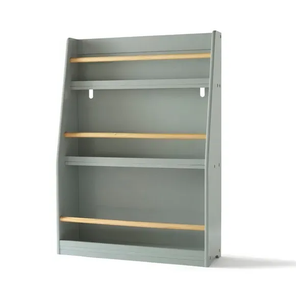 3-Tier Bookcase with Rounded Edges - Sage