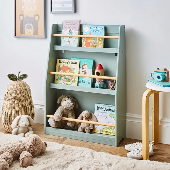 3-Tier Bookcase with Rounded Edges - Sage