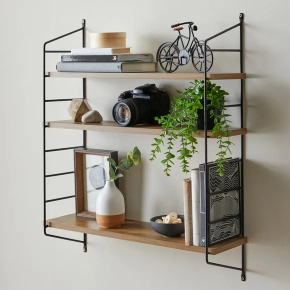 3-Tier Shelf Unit - Pine, Wood image