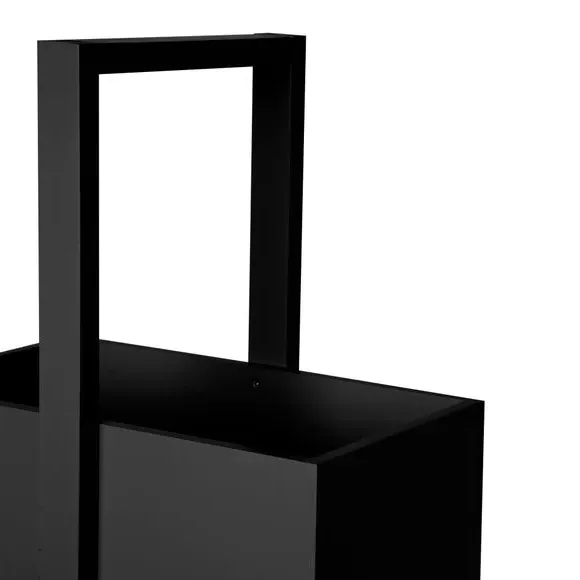 3-Tier Storage Caddy - Black, Wood