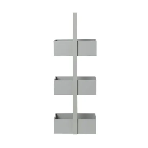 3-Tier Storage Caddy - Grey, Wood