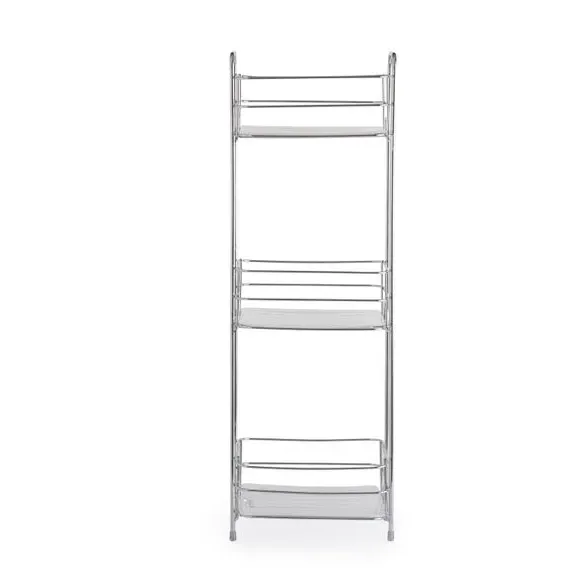 3-Tier Storage Caddy - Silver, Chrome