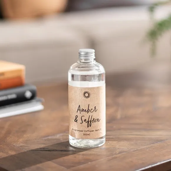 300ml Diffuser Refill - Amber & Saffron Scent