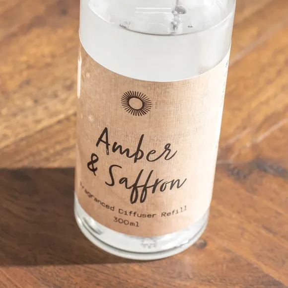 300ml Diffuser Refill - Amber & Saffron Scent