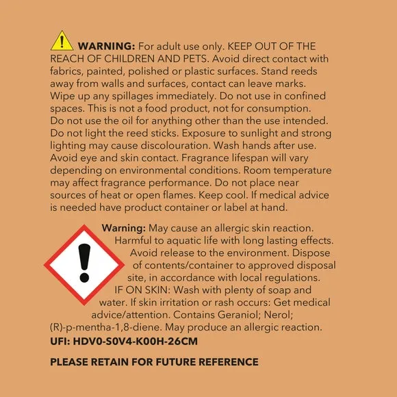 300ml Diffuser Refill - Citrus & Chai