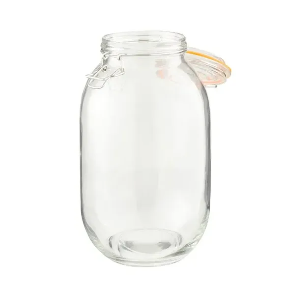 3100ml Storage Jar with Lever Arm - Clear