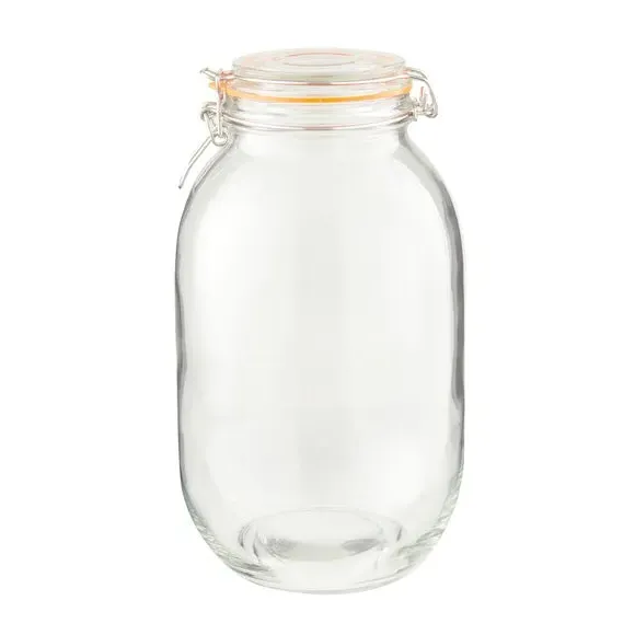 3100ml Storage Jar with Lever Arm - Clear