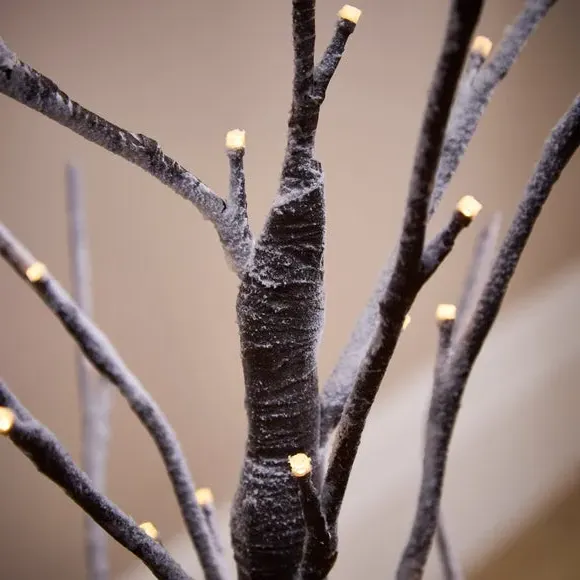 3ft Twig Tree with LED Lights - Brown
