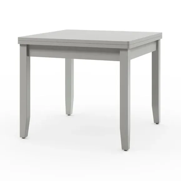 4-6 Seater Flip Top Dining Table - Grey, Wood