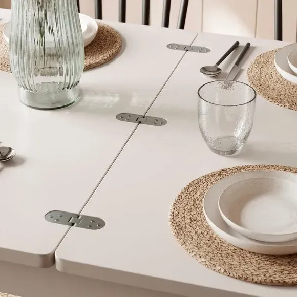 4-6 Seater Flip Top Dining Table - Natural, Wood