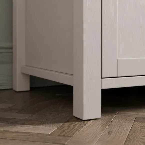 4-Door Wardrobe with Drawers - Stone