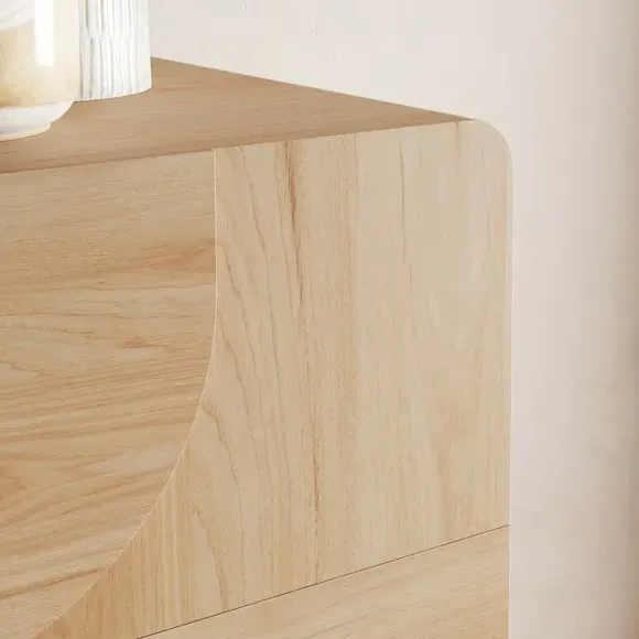 4-Drawer Chest with Metal Runners - Light Oak