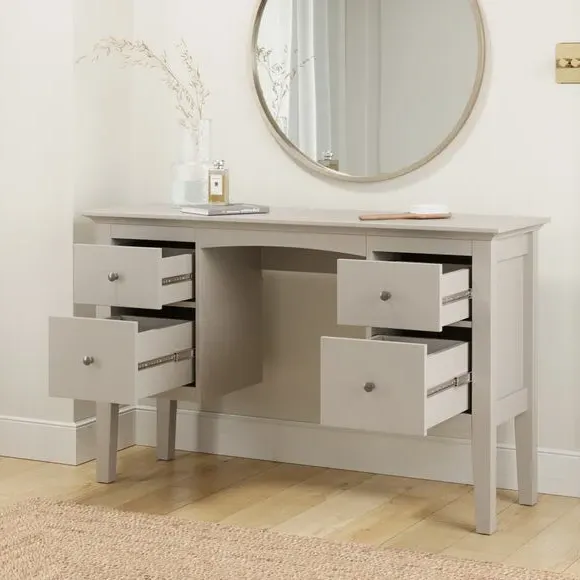 4-Drawer Dressing Table - Natural, Lacquer