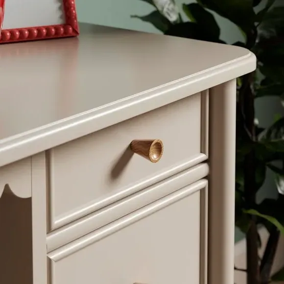 4-Drawer Dressing Table - Natural, Wood