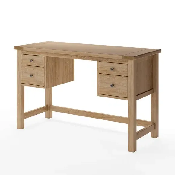 4-Drawer Dressing Table - Oak Effect