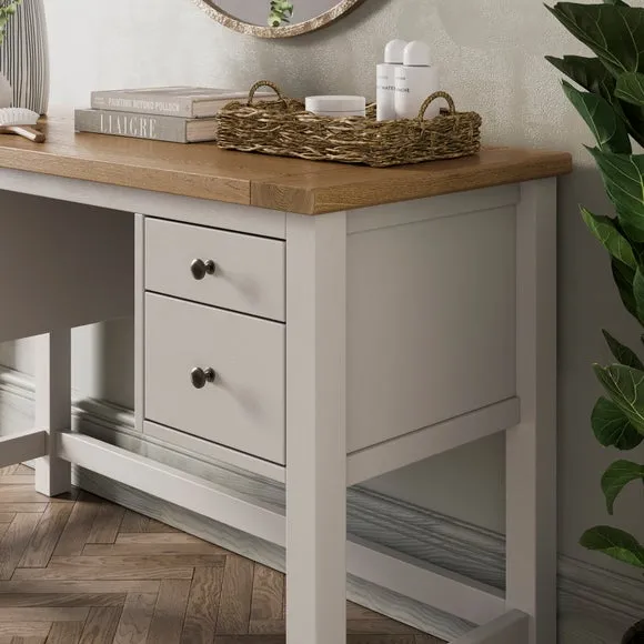 4-Drawer Dressing Table - Stone