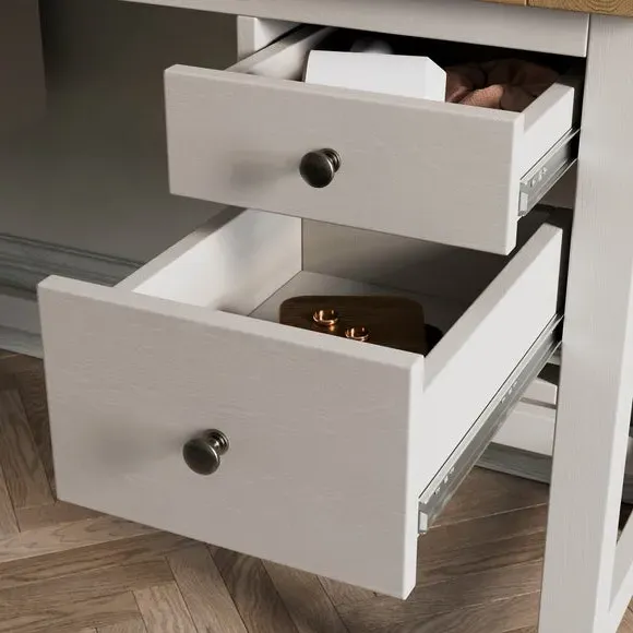 4-Drawer Dressing Table - Stone