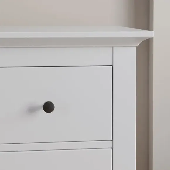4-Drawer Dressing Table - White, Lacquer