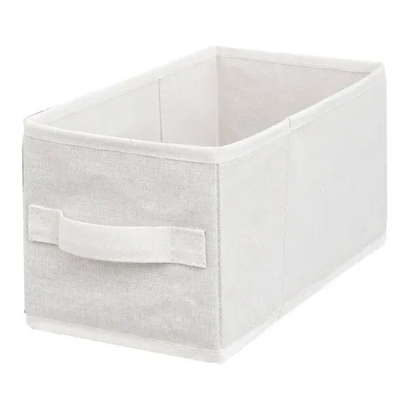 4-Drawer Narrow Storage Unit - White, Bamboo