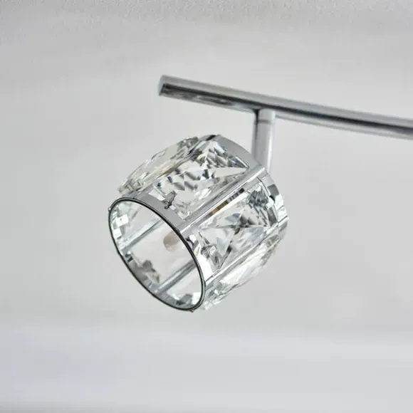 4-Light Adjustable Spotlight Bar - Chrome