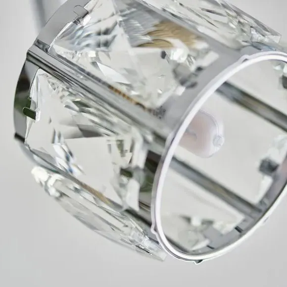 4-Light Adjustable Spotlight Bar - Chrome