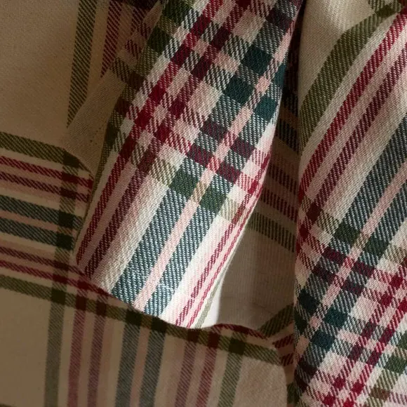 4-Pack Tartan Napkins - Red, Cotton