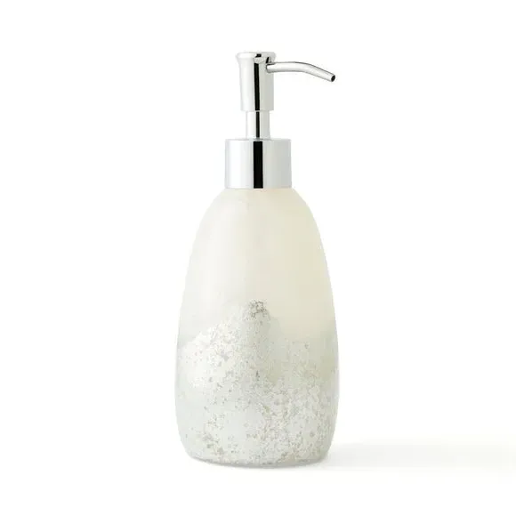 4-Piece Bathroom Accessories Set - Silver, Resin
