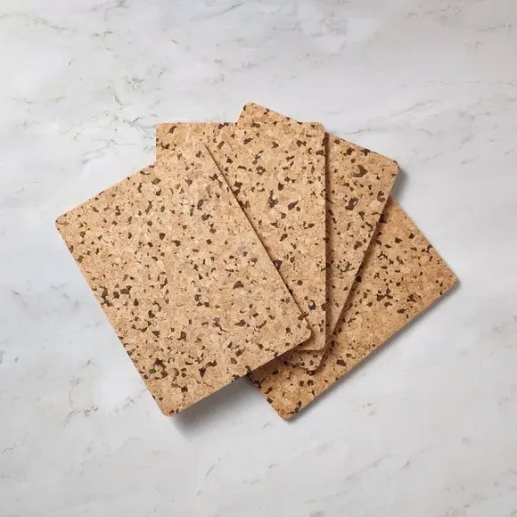 4-Piece Placemat Set - Natural, Cork image