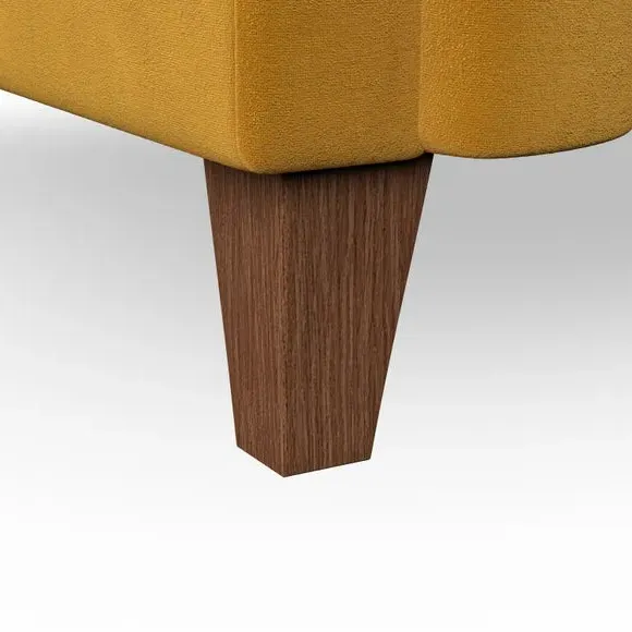 4-Seater Chesterfield Sofa - Amber, Velvet