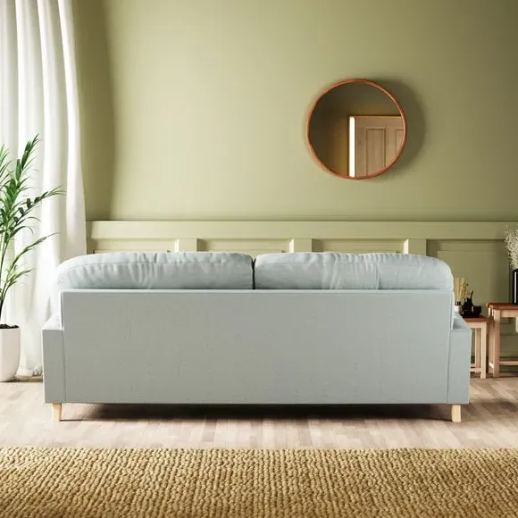 4-Seater Chesterfield Sofa - Blue, Velvet
