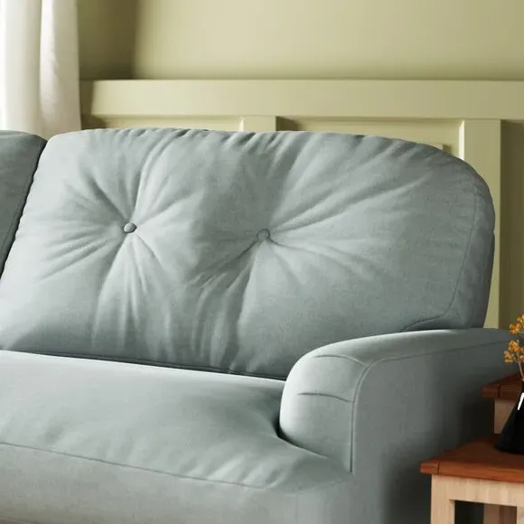 4-Seater Chesterfield Sofa - Blue, Velvet